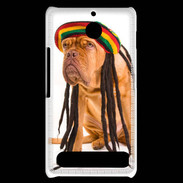 Coque Sony Xperia E1 Chien Rasta