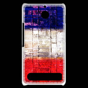 Coque Sony Xperia E1 Drapeau français vintage