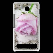 Coque Sony Xperia E1 Rose Vintage