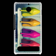 Coque Sony Xperia E1 Chaussures à talons colorés 5