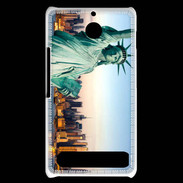 Coque Sony Xperia E1 Statue de la liberté et ville de New York 15