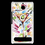 Coque Sony Xperia E1 cocktail en dessin