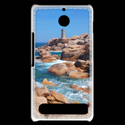 Coque Sony Xperia E1 Bord de mer en Bretagne