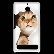 Coque Sony Xperia E1 Chaton caché