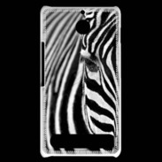 Coque Sony Xperia E1 Vie en zèbre