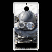 Coque Sony Xperia E1 Casque de moto vintage