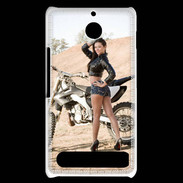 Coque Sony Xperia E1 Moto cross sexy 