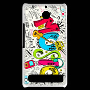 Coque Sony Xperia E1 Graffiti Musique