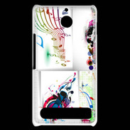 Coque Sony Xperia E1 Abstract musique