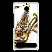 Coque Sony Xperia E1 Saxophone et partitions