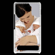 Coque Sony Xperia E1 Maman avec ses bébés