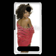 Coque Sony Xperia E1 Femme africaine glamour et sexy