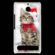 Coque Sony Xperia E1 Chat Noël 2