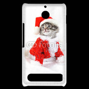 Coque Sony Xperia E1 Chat Noël 3