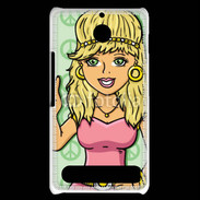 Coque Sony Xperia E1 Hippie en dessin