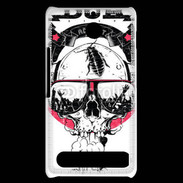 Coque Sony Xperia E1 Dub Tête de mort