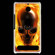Coque Sony Xperia E1 crâne en feu