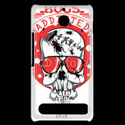 Coque Sony Xperia E1 Tête de Mort Bug Addicted