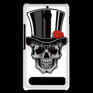 Coque Sony Xperia E1 Tête de mort classe 5