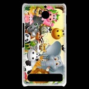 Coque Sony Xperia E1 Cartoon animaux fun