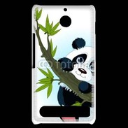 Coque Sony Xperia E1 Panda géant en cartoon