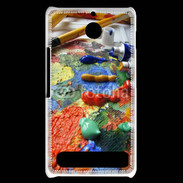 Coque Sony Xperia E1 Tube de peinture