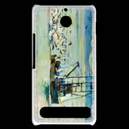 Coque Sony Xperia E1 Peinture bateau de pêche