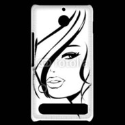 Coque Sony Xperia E1 Coiffure