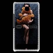 Coque Sony Xperia E1 Femme glamour câlin nounours