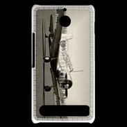 Coque Sony Xperia E1 Avion T6 noir et blanc