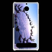 Coque Sony Xperia E1 Formation en cercle de parachutistes