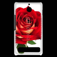 Coque Sony Xperia E1 Rose rouge