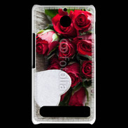 Coque Sony Xperia E1 Bouquet de rose