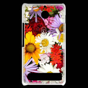 Coque Sony Xperia E1 Belles fleurs