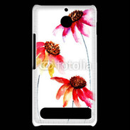 Coque Sony Xperia E1 Belles fleurs en peinture