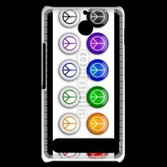 Coque Sony Xperia E1 Love and peace 5