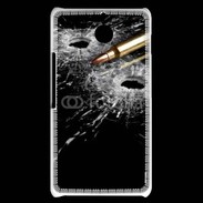 Coque Sony Xperia E1 Impacte de balle dans une vitre