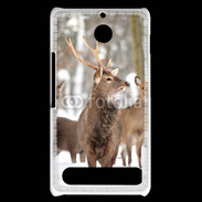 Coque Sony Xperia E1 Cerf et biche en troupeau