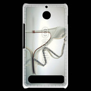Coque Sony Xperia E1 Sandale talon et strass