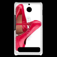 Coque Sony Xperia E1 Escarpins plateformes rouges