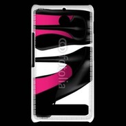 Coque Sony Xperia E1 Escarpins semelles roses