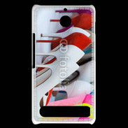 Coque Sony Xperia E1 Pêle mêle chaussures 2