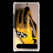 Coque Sony Xperia E1 Belle voiture jaune et noire