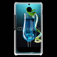 Coque Sony Xperia E1 Cocktail bleu