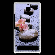 Coque Sony Xperia E1 Orchidée zen 100