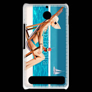 Coque Sony Xperia E1 Sur la plage ensoleillée 1