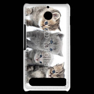Coque Sony Xperia E1 Groupe de chatons
