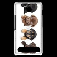 Coque Sony Xperia E1 Alignement de petits chiens