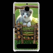 Coque Sony Xperia E1 Panier de chatton