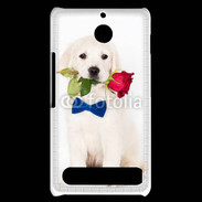 Coque Sony Xperia E1 Chiot gentleman